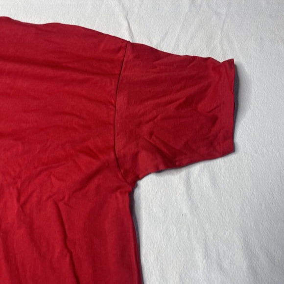 Red Shirt Single Stitch Men’s 2XL XXL pocket t shirt montogemry ward NWT Botany - Picture 13 of 16
